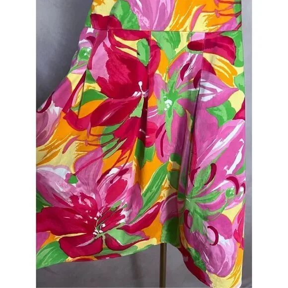 Floral Plus Size Dress - Super Cute - Picture 2 of 5